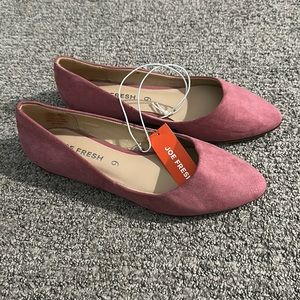 NWT joe fresh flats - pink - size 6